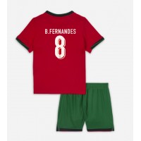 Portugal Bruno Fernandes #8 Fotballklær Hjemmedraktsett Barn EM 2024 Kortermet (+ korte bukser)